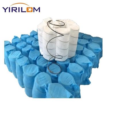 Καλή τιμή Προσαρμοσμένο μπλε 1.8mm Steel Sofa Cushions Pocket Spring Coil μονάδα σε απευθείας σύνδεση