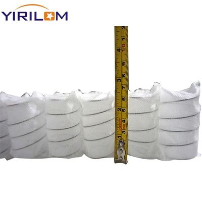 1.0mm Ζινκ Wire Διαμέτρου Λευκό Roll Up Pocket Spring για μαξιλάρι