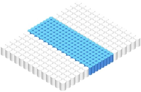 OEM Roll Up Packaging Προσαρμοσμένο 2.0mm Pocket Spring για στρώμα
