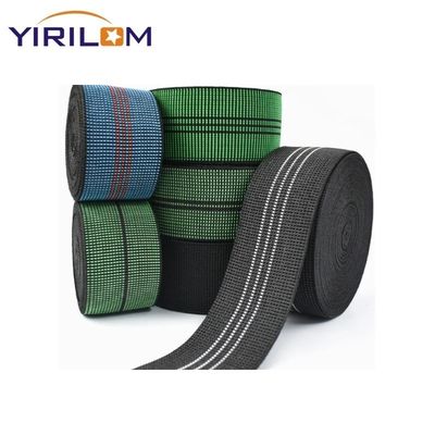 Προσαρμοσμένο Polyester Webbing Jacquard Webbing Sofa Ελαστικό Webbing