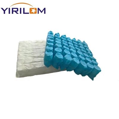 OEM Λευκό 4 Ίντσες Ύψος 2.0mm Διάμετρος Πηνίου Μη Υφαντό Ύφασμα Κάλυμμα Μονάδα Ελατηρίων Τσέπης Καναπέ