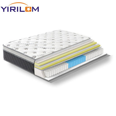OEM Queen King Size Steel Coil Mattress Pocket Spring με ύφασμα