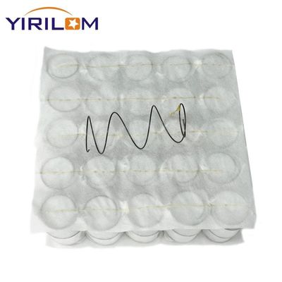 Χονδρικής πώλησης ελατήριο τσέπης καναπέ ύψους 8 ιντσών με σύρμα χάλυβα υψηλής περιεκτικότητας σε άνθρακα και μη υφαντό ύφασμα