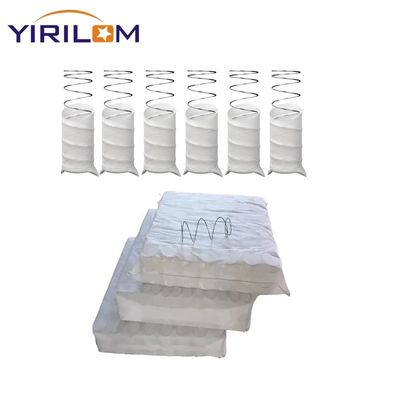 Προσαρμοσμένο 1.8mm 2.0mm Steel Wire Sofa Pocket Spring Unit Για καναπέ με υφασμένο ύφασμα και μεμονωμένο σχεδιασμό τσέπης