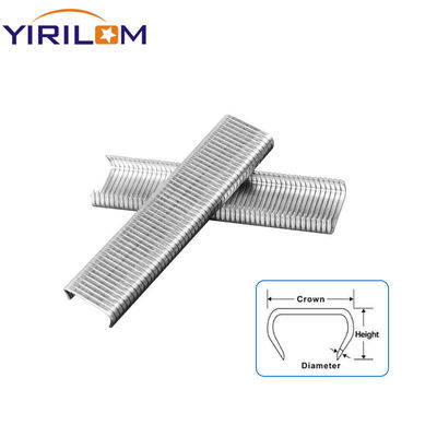 Εγκατάσταση C δαχτυλίδι Nail Hog δαχτυλίδι Smooth Staples Fastener Ζυγισμένο με ψευδάργυρο λευκό νυχί C Hog δαχτυλίδι