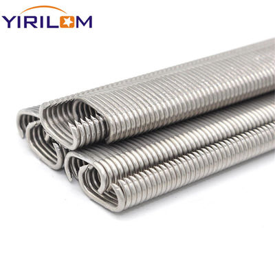 Εγκατάσταση C δαχτυλίδι Nail Hog δαχτυλίδι Smooth Staples Fastener Ζυγισμένο με ψευδάργυρο λευκό νυχί C Hog δαχτυλίδι