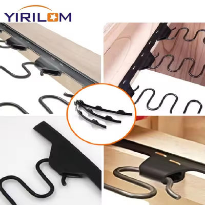 Κατευθείαν από το εργοστάσιο έπιπλα Sofa Frame Fasten Plastic Fixing Clip Strip Για Zigzag Springs
