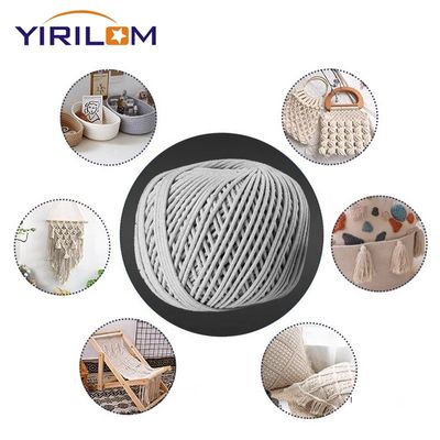 Υψηλής ποιότητας φυσικό χρώμα 5mm Cotton Cord Accessories για έπιπλα