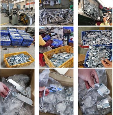 Χονδρικός Σύνδεσμος Επιπλωμάτων Καναπέ Χέντζερ Ρυθμίσιμος Μηχανισμός Υποστημίδων Χεριών Ασημένιο Σιδηρούν Καναπέ Χέντζερ Υποστημίδων Κεφαλής