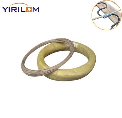 Συσκευές καναπές Συναρμολογητικά σύρματος Σιωπηλό χαρτί Καλυμμένο σύρμα για στερεοποίηση ελατηρίου