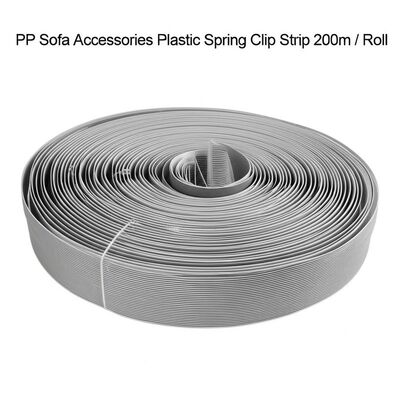 Υλικό PP πλαστική ταινία κλιπ 200m μήκος για Zigzag άνοιξη στερεώνοντας καναπέ άνοιξη clip