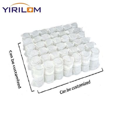 1.8mm μη υφασμένο ύφασμα καναπέ τσέπη ελατήριο προσαρμόσιμο μέγεθος εξαιρετικά αναπνευστικό για μαξιλάρι καναπέ