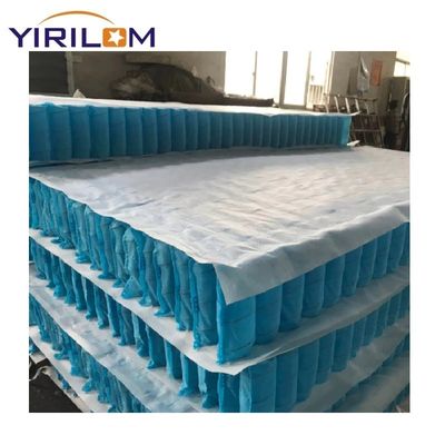 70# Υψηλής ανθρακούχου χάλυβα συρματόσχοινο τσέπη ελατήριο μονάδα με 5 ~ 7 στροφές και 1/3/5/7 ζώνες για την παραγωγή στρώματος