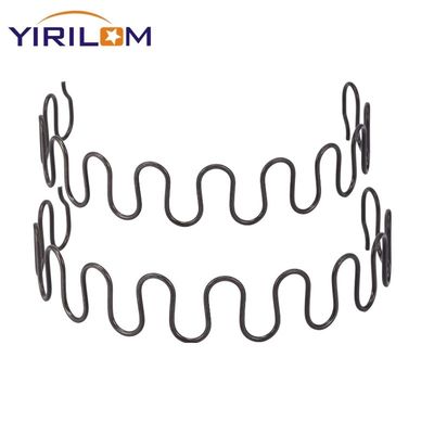 Καλή τιμή Μαύρο Zigzag Spring για κάθισμα καναπέ με προσαρμοσμένο ύψος τόξου 16-35mm πλάτος και ηλεκτροπληρωμένη επιφάνεια σε απευθείας σύνδεση