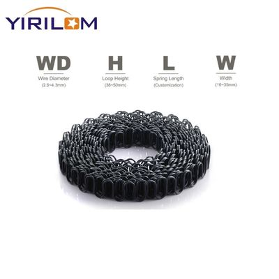 2.0mm Διάμετρος καλωδίου Zigzag Spring για καναπέ με 50mm ύψος και εύκολη εγκατάσταση