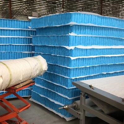 Ανθεκτικό σύστημα ελατηρίων τσέπης στρώματος με ανεξάρτητα ένθετα ελατήρια σχεδιασμένα για να βελτιώσουν την υποστήριξη και την άνεση του στρώματος για μεγάλη διάρκεια