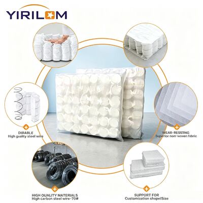 Καλή τιμή Φαρμακευτική άμεση 1.0mm-2.3mm Steel Wire Sofa Pocket Spring με ύψος 6-25cm και προσαρμοσμένο μέγεθος online