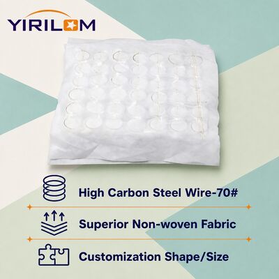 Υψηλής ελαστικότητας 1.8mm Wire Independent Pocket Coil για μονάδα μαξιλαριού καναπέ