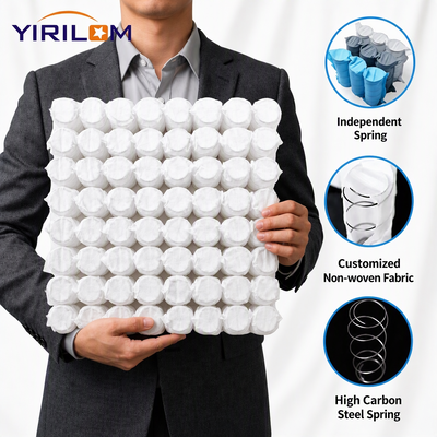 Custom Color and Size Pocket Spring Unit for Sofa Seat Cushion and Upholstery with Full Customization Support