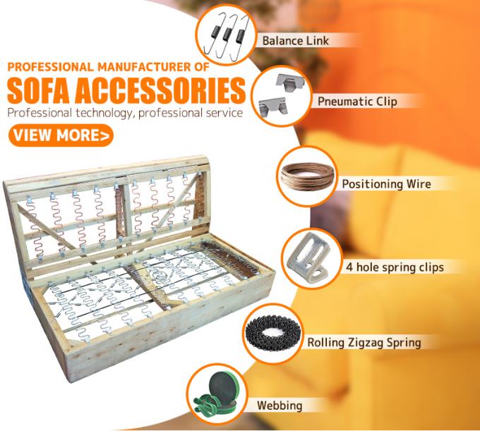 OEM επίπλωση αξεσουάρ 2,0mm Spring Wire Paper Fixing Wire για καναπέ Zig Zag Spring 2