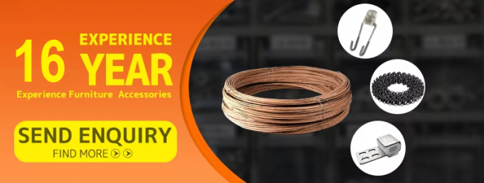 OEM επίπλωση αξεσουάρ 2,0mm Spring Wire Paper Fixing Wire για καναπέ Zig Zag Spring 13