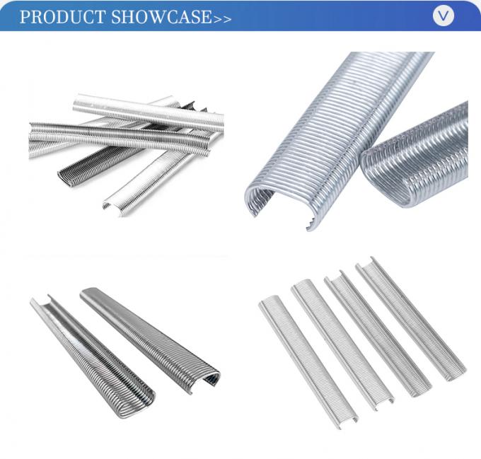 Δωρεάν δείγματα Βιομηχανικοί C Ring Staples Κατασκευαστές Ζυγισμένα καρφιά 5