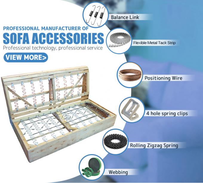 Βέλτιστη ποιότητα Σιδηροτροχιακό αγκίστρι Ζιγκ Ζαγκ Σπρινγκ Κλιπ για καναπέδες 2
