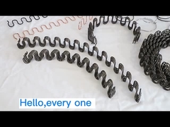 50mm ύψος ελαστικού Zigzag ελαστικό κατασκευασμένο από σύρμα χάλυβα υψηλού άνθρακα για ανθεκτική κατασκευή