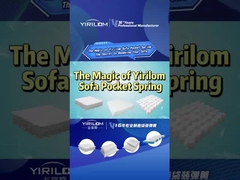 Καναπέ Ενατομικά τυλιγμένο σύστημα σπείρωσης ελαστικών Προσαρμοσμένο καναπέ Πορτοφολική ελαστική