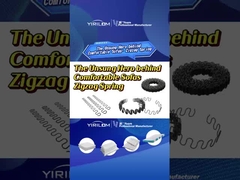 Προσαρμοσμένες ρίζες Zigzag για κάθισμα καναπέ με διάμετρο 3,8MM σύρμα για έπιπλα στο σπίτι