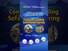 Ζεστή πώληση OEM εσωτερικό καναπέ ελατήριο τσέπη μονάδα τσέπη ελατήριο για μαξιλάρι καναπέ