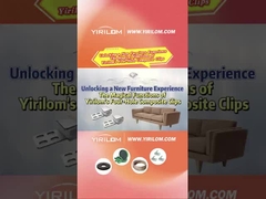 4 Holes Couch Spring Sofa Metal Plastic Composite Clips for Furniture Ζιγκ Ζαγκ Σπρινγκ Κλιπς για έπιπλα