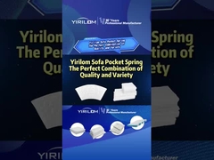 Εξαγωγέας Pocket Spring Προσαρμοσμένο Καλό 1.8mm Κουσούνιο Pocket Spring Για Κατασκευή Καναπέ