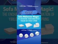 Προσαρμοσμένο μέγεθος 4 ίντσες ύψος καναπέ τσέπη ελατήριο τσέπη ελατήριο για μαξιλάρι καναπέ