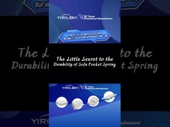 Προσαρμοσμένες Μονάδες Ελατηρίων Τσέπης Προσαρμοσμένο Εσωτερικό Ελατήριο Τσέπης Καναπέ    