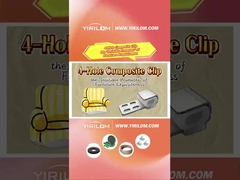 4 τρύπες σύγχρονο σχεδιασμό Zigzag Spring Sofa Clips μεταλλικό πλαστικό σύνθετο για καναπέδες